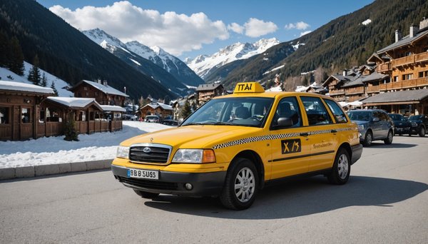 Explore convenient taxi solutions in courchevel